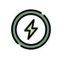 Eco related icon outline and linear vector. vector