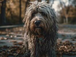 bergamasco perro creado con generativo ai tecnología foto