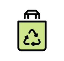 Eco related icon outline and linear vector. vector