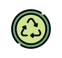 Eco related icon outline and linear vector. vector