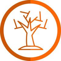 Dry Tree Vector Icon Design