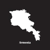 Armenia mapa icono vector