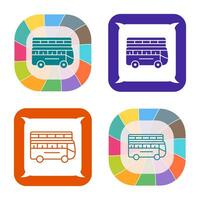 Double Bus Vector Icon