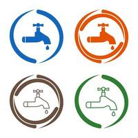 Water Tap Vector Icon