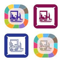 Forklift Vector Icon