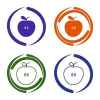 Apples Vector Icon