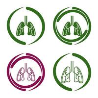 Lungs Vector Icon