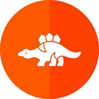 Stegosaurus Vector Icon Design