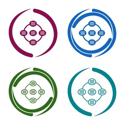 Unique Strategy Connsultation Vector Icon