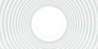 Abstract white and gray color background with geometric round shape. Vector illustration.