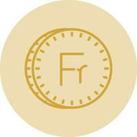 Franc Vector Icon Design