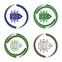 icono de vector de etiqueta seo