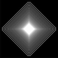 Visual of the Optical Illusion Created from Square Lines Composition, can use for Background, Decoration, Wallpaper, Tile, Carpet Pattern, Modern Motifs, Contemporary Ornate, or Graphic Design Element vector