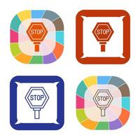 Stop Sign Vector Icon