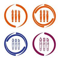 Brushes Vector Icon