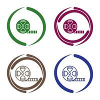 Film Reel Vector Icon