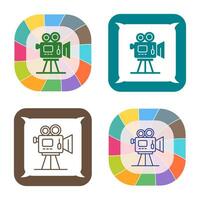 Movie camera Vector Icon