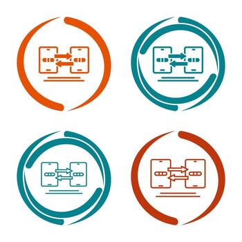 Data Synchronization Vector Icon
