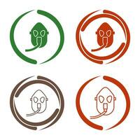 Unique Oxygen Mask Vector Icon