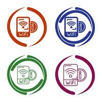 icono de vector de señal wifi