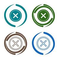 Do Not Cross Vector Icon