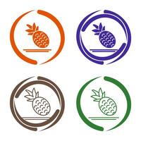 Pineapple Vector Icon