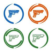 icono de vector de pistola