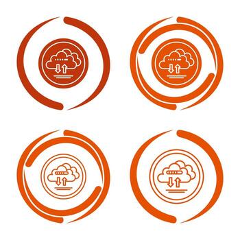 Cloud Data Vector Icon