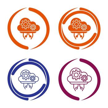 Cloud Computing Vector Icon