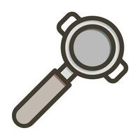 Portafilter Vector Thick Line Filled Colors Icon For Personal And Commercial Use.