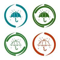 Raining Vector Icon