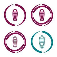 Sleeping Bag Vector Icon