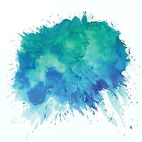 Watercolor splash stain background vector