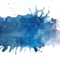 Watercolor splash stain background vector