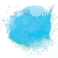 Watercolor splash stain background vector