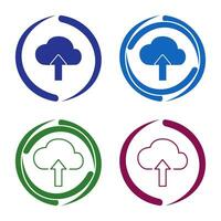 Upload to Cloud Vector Icon