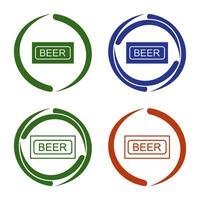 Beer Sign Vector Icon