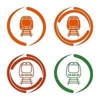 icono de vector de tren