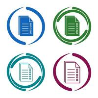 Data Files Vector Icon