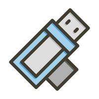 Card Reader Vector Thick Line Filled Colors Icon For Personal And Commercial Use.