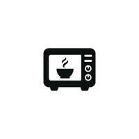 Microwave icon isolated on white background vector