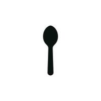 Spoon icon isolated on white background vector