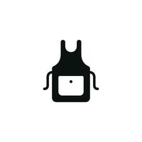 Apron icon isolated on white background vector