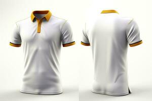 Mockup sports football team uniforms multicolors shirt, Generative AI illustration photo