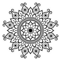 Mandala Background Design. vector