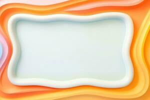 Mockup photo frames, Empty abstract shape framing for your design. template for picture, painting, poster, lettering or photo gallery, Generative AI illustration