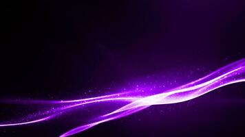 Technology Digital Purple Particles Flowing Defocused Abstract Background 3d Rendering photo