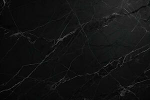 Marble texture, background, surface, black color. Generative AI photo