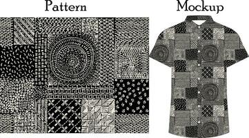 Abstract Pattern and mockup vector