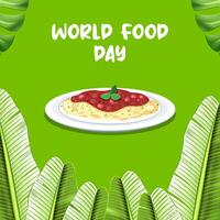 world food day October 16 vector